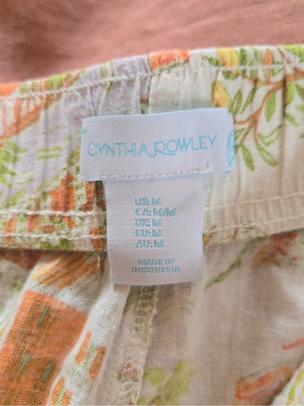 CYNTHIA ROWLEY linen pants - Picture 9 of 10